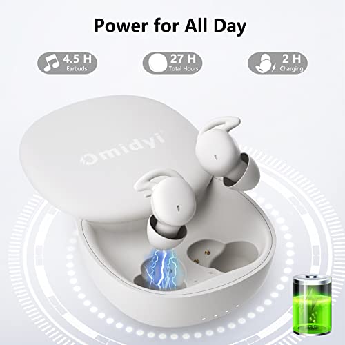Omidyi True Wireless Sleep Earbuds, Noise Blocking Headphones in Ear