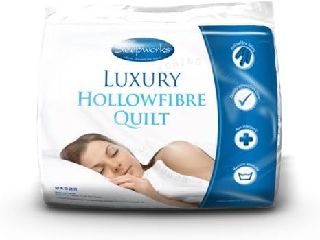Matching Bedrooms Polycotton Anti Allergy &amp; Anti Dust mite Hollowfibre Quilt Duvet (15 Tog) Double Size (200cm by 200cm) by Luggage Express
