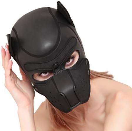 Masquerade Mask Neoprene Novelty Party Cosplay Costume Animal Dog Head Masks for Women Full Face