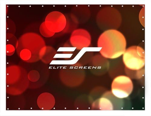 Elite Screens DIY Rear Series, 132-inch 4:3, Do-It-Yourself Indoor &amp; Outdoor Projection Screen, Model: DIY132RV