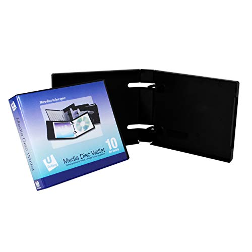 Univenture Empty UniKeep 10 Disc Wallet - Case of 20 - Black