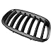 uxcell 2pcs Matte Black Front Hood Kidney Grille Grill for 07-13 BMW E70 X5 E71 X6 4D