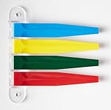 Primary Color Exam Room Flags, 4 Flags By Kull Industries