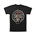 Nirvana Men's Est 1988 Guitar Stamp T-shirt Black