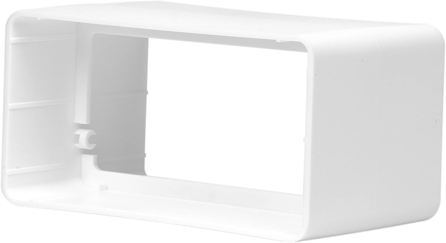 Repa Market 220 x 90 mm / 22 x 9 cm Rectangular Pipe Connector For Pipe Connection - Ventilation System, Heating, Cooling - Ventilation Element For Limited Space - Ducting Adapter for Straight Channel