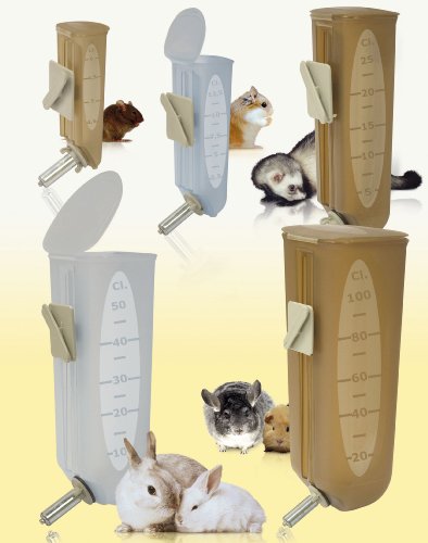 Marchioro Siwa 5 No Drip Water Bottle for Small Animals, 4 inches, Colors Vary