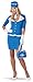 California Costumes Retro Stewardess Costume Small Blue
