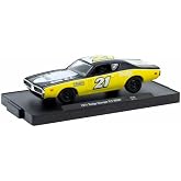 IXO M2 Auto-Drivers 11228-129 R129 25-15 1971 Dodge Charger R/T HEMI #21 Yellow and Black