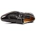 UV Signature UVS21 Men's Black Monk Strap Wing Tip Perforated Slip On Loafers Dress Shoes