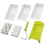 Foam Paint Roller Tray Set,4-Inch Mini Roller Cover