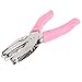 Handheld 1 Hole Punch - Star Shape, Metal Paper Punch with Skid-Resistant Pink Grip, 36mm Depth Craft Punch For Home Decoration Scrapbooking Tool Office Binding Supplies