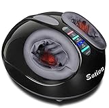 Sotion Shiatsu Foot Massager Machine with Heat, Electric Foot Massage with Adjustable Intensity Air Pressure, Kneading Rolling Relieve Foot Pain from Plantar Fasciitis, Improve Blood Circulation
