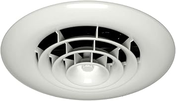 Quick Connect Ht Gb R1 Ceiling Diffuser With Register Boot