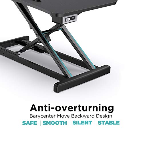 ABOX Standing Desk Converter with Electric Powered Lifting, 34" Height