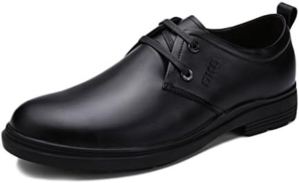 DEKESEN Men's Leather Lace Up Loafers Formal Uniform Dress Shoes Oxford