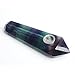 Hongjintian Natural Fluorite Crystal Pipe Smoke with a CARB HOLE for Tobacco Smoking