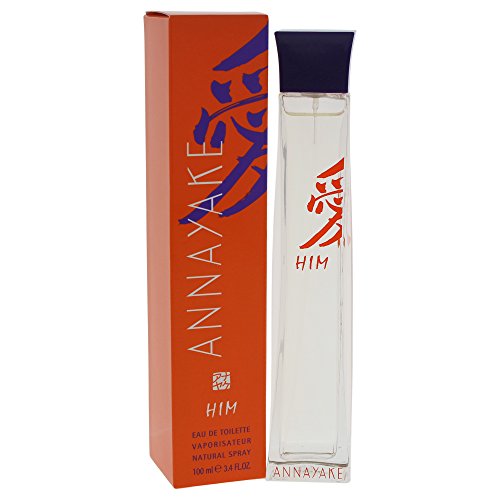 Annayake Love Him for Men Eau de Toilette Spray, 3.4 Ounce