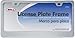 Bell Automotive 22-1-46215-8 Universal Chrome Classic Dealer License Plate Frame