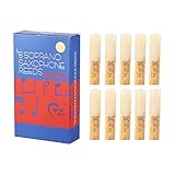 Muslady Bb Soprano Saxophone Sax Reeds Strength 2.0 Professional Level, 10pcs/ Box