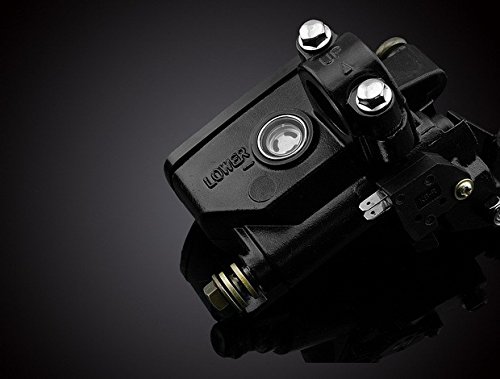 Motorcycle Adjustable Dual Hydraulic Clutch Brake Master Cylinder Reservoir CNC Racing Logo Levers Kit Black For 1991- Yamaha FZR1000 EXUP - Thumbnail 6