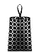 Auto Trash (Rings - Black and White) by The Mod Mobile - car Trash Bag Litter Bag Garbage can for Your Automobile