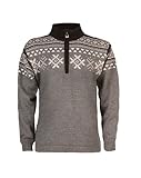 Dale of Norway Dovre Sweater, Smoke/Off White/Black, Large