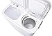 Ivation Small Compact Portable Washing Machine – Twin Tub Washer & Spin with 8 Lb. Wash Capacity & 4.4 Lb. Spin Capacity – Includes Drainage Pump & Tube – Ideal for Dorm Rooms, RV & More