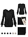 Timeson Womens Dress Shirts and Blouses for Work,Loose Sheer Long Sleeve Blouses for Women Business Casual Ladies Career Office Tops Professional Attire Trendy Dressy Peasant Black XXX-Large