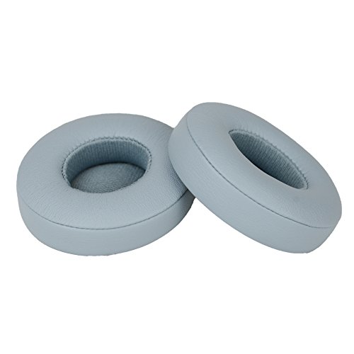 Accessory House Replacement Ear Pads for Beats Solo 2 Wired and Solo 2 Solo 3 Wireless Headphones with Exclusive AHG Adhesive Tape (Solo 2/3, Grey)