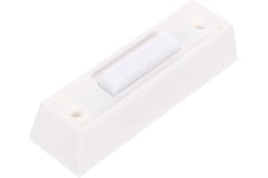 COLLBATH Vintage Doorbell Push Button for Door, Retro Plastic Ringer Button Home Chime, Universal