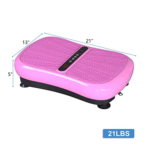 pink vibration machine Pink Color High Quality Home Gym Fitness Whole Body Exercise Vibration  Machine Platform Plate - Vibration Plate and Crazy Fitness Massage price main image 1