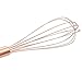 Juvale Copper Balloon Whisk, Handheld Stainless Steel Coated Wire for Egg Whisking, Blending, Beating, Stirring (12 Inches)