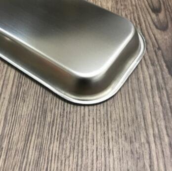 304 Stainless Steel Flat Lab Instrument Tray Dental Medical Body Piercing Serving Dish