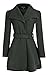 Wantdo Women's Wool Wrap Swing Coat with Belt