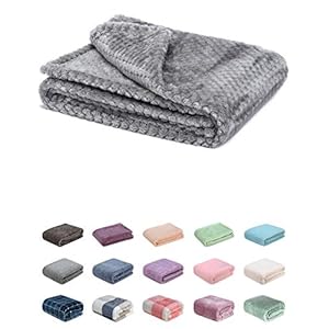 Fuzzy Blanket or Fluffy Blanket for Baby, Soft Warm Cozy Coral Fleece Toddler, Infant or Newborn Receiving Blanket for…