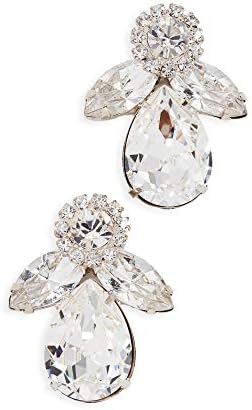Amazon.com: Jennifer Behr Women's Estee Earrings, Crystal, Clear