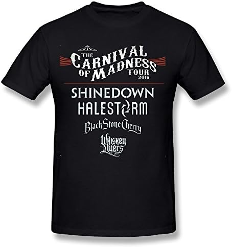 LEONA Shinedown Carnival Of Madness 2016 T-shirts For Men Black