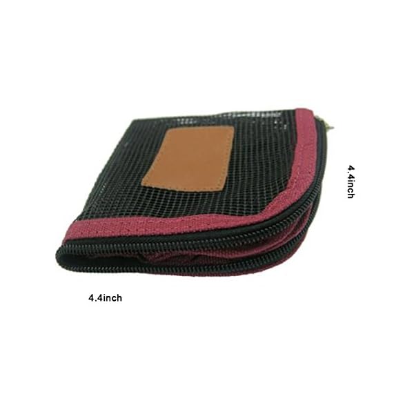 Special-SaleAventik-5-Slots-Mesh-Leader-wallet-Net-like-Leader-Tippet-Storage-Size-44X44-inch-Excellent-For-Fishing-Tapered-Leader-and-Fly-fishing-Tippet