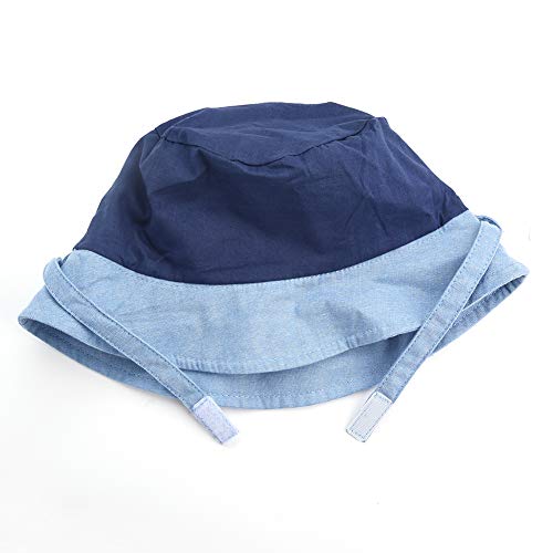 Baby Animal Sun Hat - Toddler Kids Boys Breathable Cartoon Summer Sun Protection Bucket Hat(Blue Monkey,52cm)