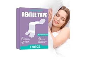 LAVERNTARD Gentle 120Pcs White Sticker Tape - Hypoallergenic Tape for Sensitive Skin, Painless Removal, Breathable Comfortable to Exercise
