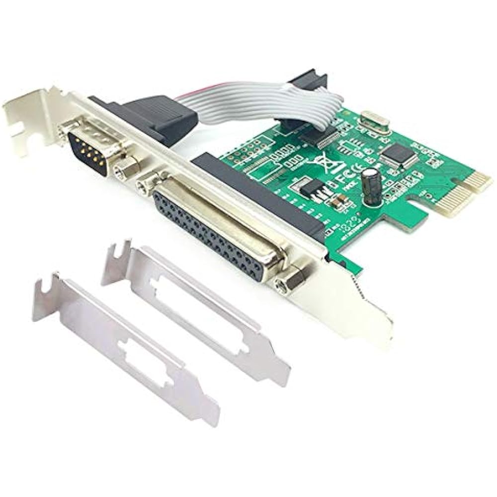 PCIe Combo Serial Parallel Expansion Card Express To Printer LPT Port