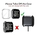 Cuteey 2 Pack Screen Protector Case Compatible with Fitbit Versa 2, Soft TPU Plated Cover Scratch Proof Full Protective Bumper Shell for Versa 2 Smartwatch Accessories (Black+Black)