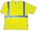 Ergodyne unisex adult High Visibility Reflective Safety T-shirt T shirt, Lime, Silver, 3X-Large