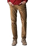 Match Men's Slim-Tapered Flat Front Casual Corduroy Pants #8052