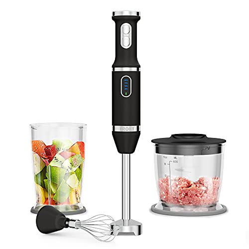 Cordless Hand Blender Electric , Immersion Smart Stick Blender