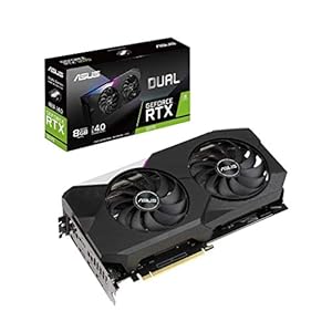 ASUS Dual GeForce RTX 3070 8GB OC Edition Gaming grafische kaart (GDDR6 geheugen, PCIe 4.0, 2x HDMI 2.1, 3x DisplayPort…