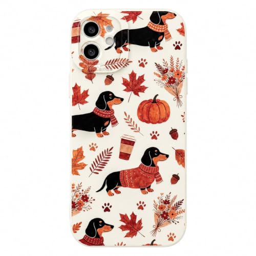 HTDSVVV for iPhone 11 Case, Halloween Cute Pumpkin & Dog Design, 11 at Amazon