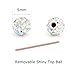 VCMART 14G 6PCS 38mm Stainless Steel Industrial Barbell Ear Cartilage Helix-Conch Piercing Bar 1 1/2 Inch