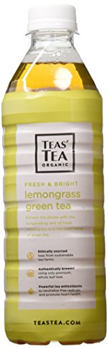 Teas' Tea Unsweetened Lemongrass Green, 16.9 Ounce (pack Of 12)