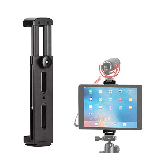 ULANZI U-Pad Pro Metal Tablet Tripod Mount Adapter Universal Tablet Clamp Holder for iPad Pro,iPad Air,iPad Mini, MS Surface and phones, Tripod, Monopod, Selfie Stick, TabletopÂ Tripod Stand Etc